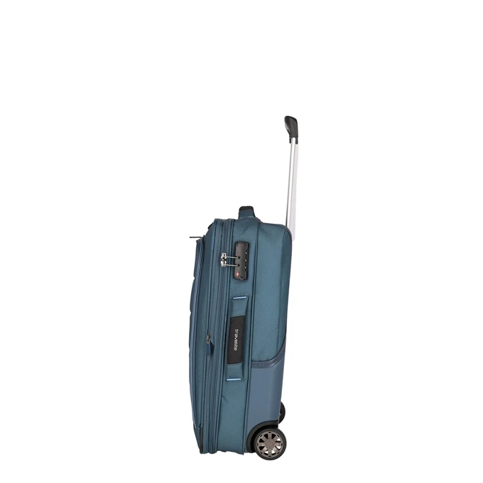 Travelite Skaii 2 Wheel Hybrid Trolley S Expandable Blue 6 Travelite Skaii 2 Wheel Hybrid Trolley S Expandable Blue - Afbeelding 4