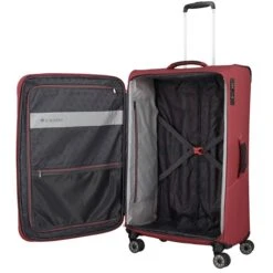 Travelite Skaii 4 Wheel Trolley L Expandable Red -Reisopslagwinkel image 2579