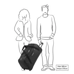 Travelite Kick Off Wheeled Duffle Petrol -Reisopslagwinkel image 2585