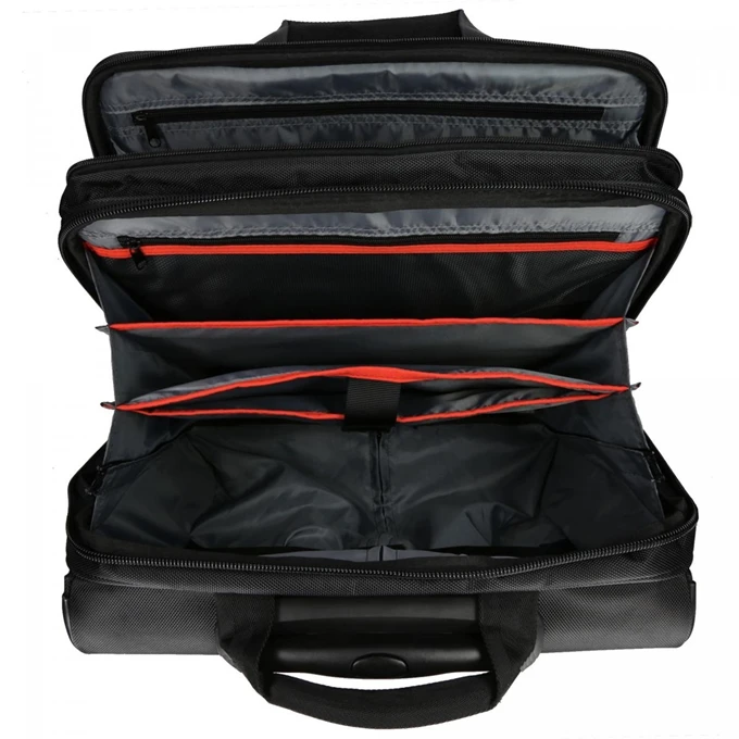 Enrico Benetti Cornell 27L Laptop Trolley 17'' Zwart 8 Enrico Benetti Cornell 27L Laptop Trolley 17'' Zwart - Afbeelding 6