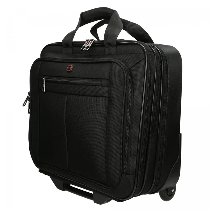 Enrico Benetti Cornell 24L Laptop Trolley 17'' Zwart 6 Enrico Benetti Cornell 24L Laptop Trolley 17'' Zwart - Afbeelding 4
