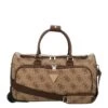Guess Berta Wheeled Duffel Latte Logo/brown -Reisopslagwinkel image 2826