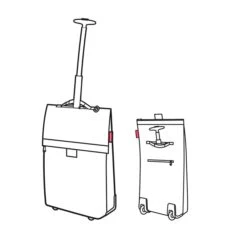 Reisenthel Shopping Trolley M Twist Silver -Reisopslagwinkel image 2962