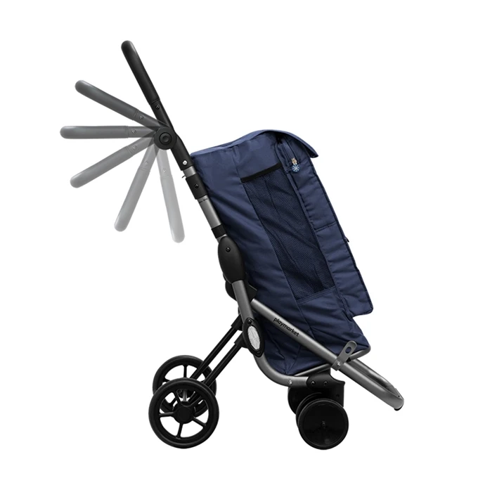 Playmarket Go Up Premium Boodschappentrolley Blauw 5 Playmarket Go Up Premium Boodschappentrolley Blauw - Afbeelding 3