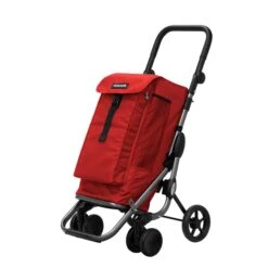 Playmarket Go Up Premium Boodschappentrolley Rood