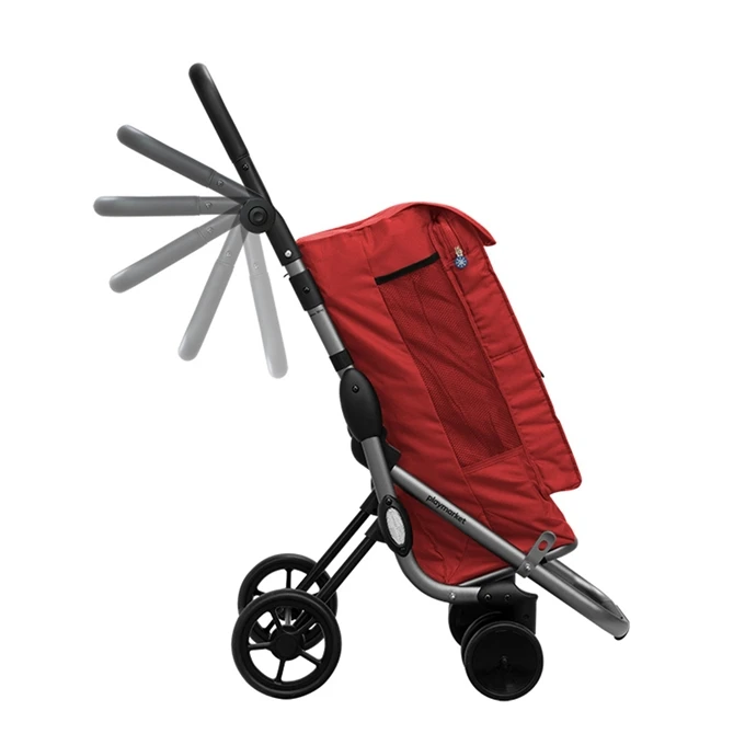 Playmarket Go Up Premium Boodschappentrolley Rood 5 Playmarket Go Up Premium Boodschappentrolley Rood - Afbeelding 3