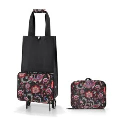 Reisenthel Shopping Foldable Trolley Paisley Black 6 Reisenthel Shopping Foldable Trolley Paisley Black -Reisopslagwinkel image 3176