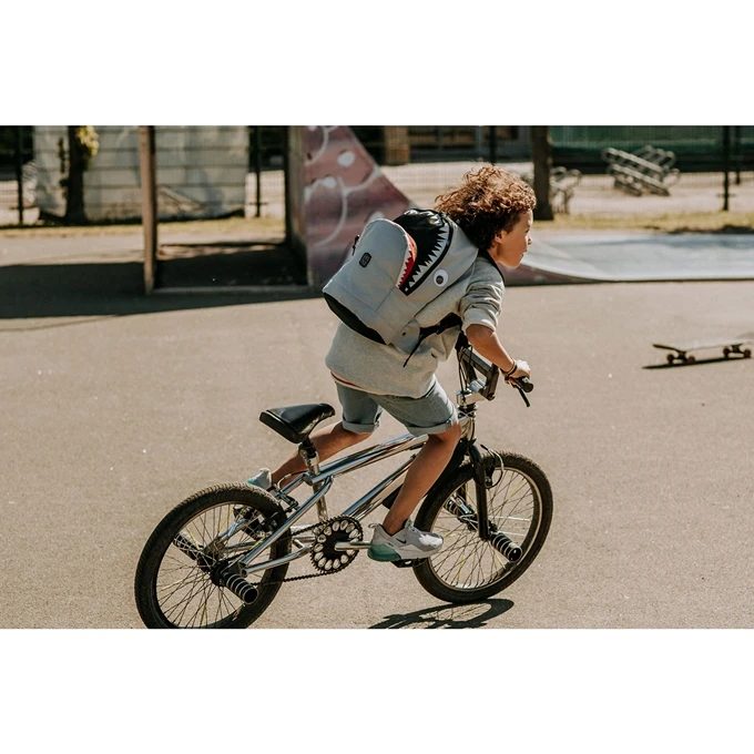 Pick & Pack Shark Shape Backpack M Navy 4 Pick & Pack Shark Shape Backpack M Navy - Afbeelding 2