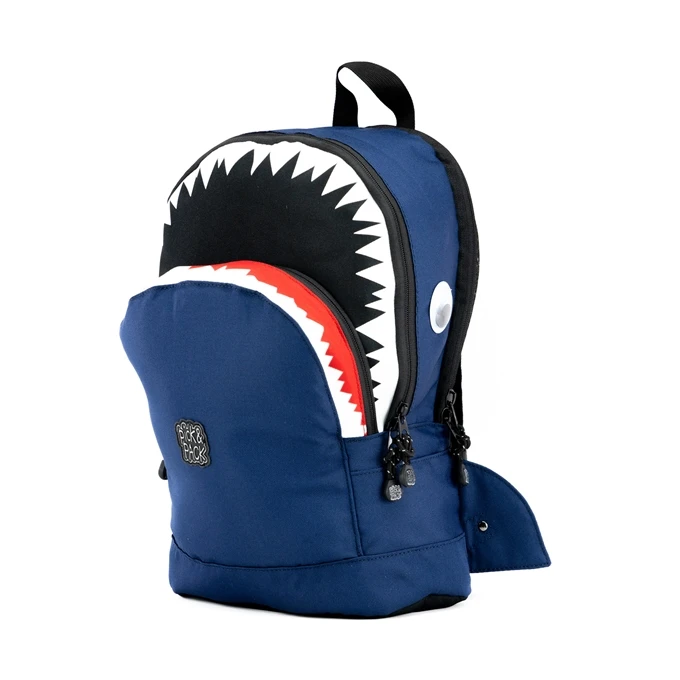 Pick & Pack Shark Shape Backpack M Navy 5 Pick & Pack Shark Shape Backpack M Navy - Afbeelding 3