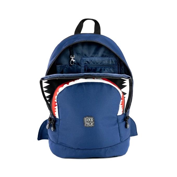Pick & Pack Shark Shape Backpack M Navy 8 Pick & Pack Shark Shape Backpack M Navy - Afbeelding 6