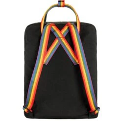 Fjallraven Kanken Rainbow Black-rainbow Pattern -Reisopslagwinkel image 3348