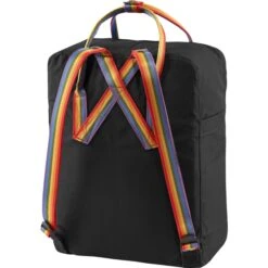 Fjallraven Kanken Rainbow Black-rainbow Pattern -Reisopslagwinkel image 3350