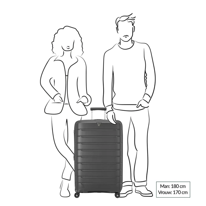 Roncato Butterfly Expandable Trolley 78 Rosa 4 Roncato Butterfly Expandable Trolley 78 Rosa - Afbeelding 2