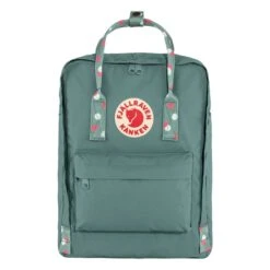 Nieuwe Producten 17 Fjallraven Kanken Frost Green-confetti Pattern