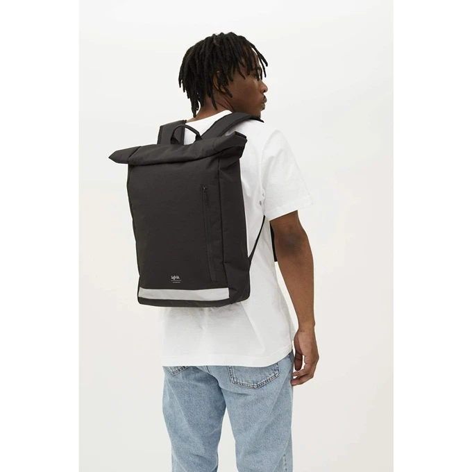 Lefrik Roll Reflective Backpack Black 4 Lefrik Roll Reflective Backpack Black - Afbeelding 2