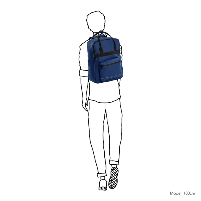 Daniel Ray Birmingham Waterafstotende Rugtas Cobalt 4 Daniel Ray Birmingham Waterafstotende Rugtas Cobalt - Afbeelding 2