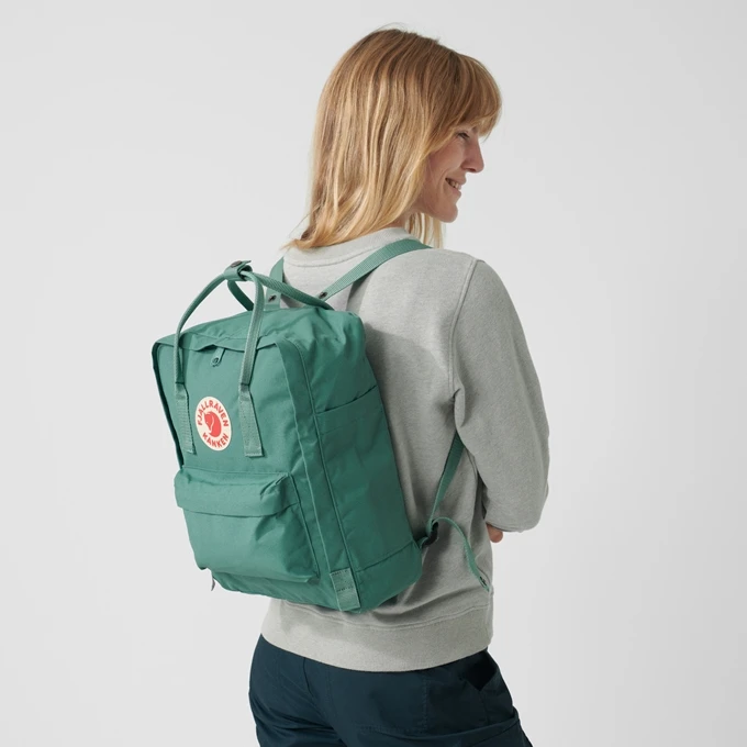 Fjallraven Kanken Rugzak Sky Blue-light Oak 4 Fjallraven Kanken Rugzak Sky Blue-light Oak - Afbeelding 2