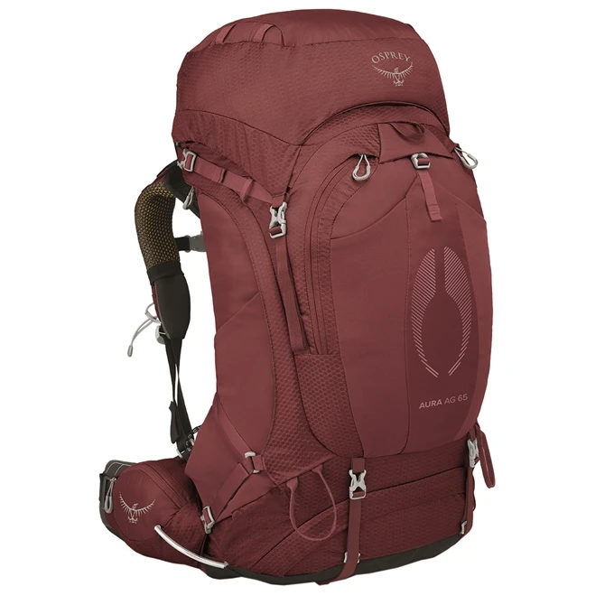 Osprey Aura AG 65 WM/L Berry Sorbet Red 3 Osprey Aura AG 65 WM/L Berry Sorbet Red