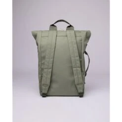 Sandqvist Dante Vegan Backpack Clover Green -Reisopslagwinkel image 4324