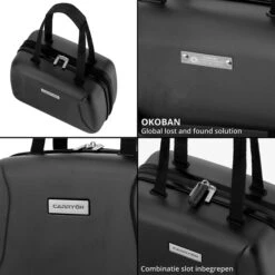 CarryOn Skyhopper 4-Delige Kofferset Beautycase/S/M/L Black 24 CarryOn Skyhopper 4-Delige Kofferset Beautycase/S/M/L Black -Reisopslagwinkel image 433