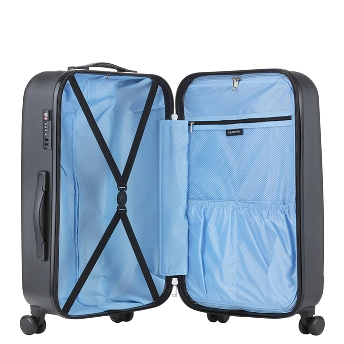CarryOn Skyhopper 4-Delige Kofferset Beautycase/S/M/L Black 16 CarryOn Skyhopper 4-Delige Kofferset Beautycase/S/M/L Black - Afbeelding 14