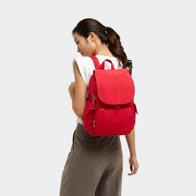 Kipling City Pack Rugzak Red Rouge 4 Kipling City Pack Rugzak Red Rouge - Afbeelding 2