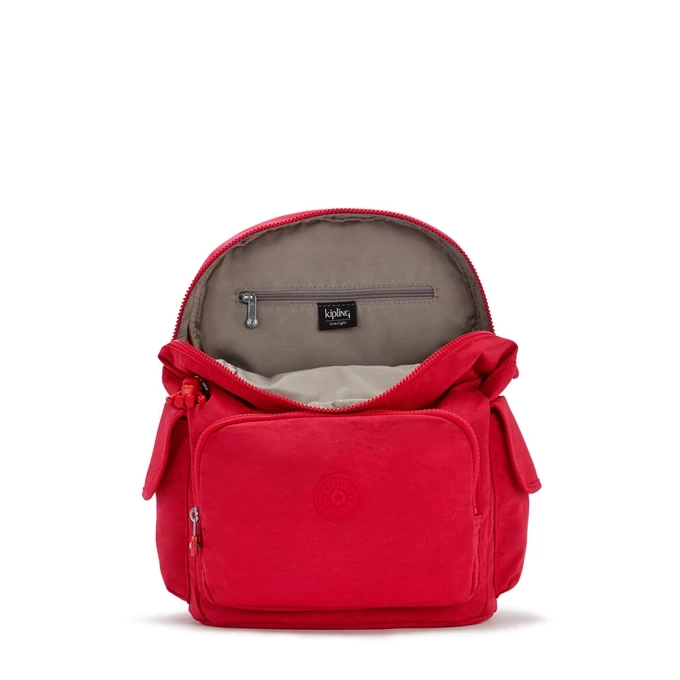 Kipling City Pack Rugzak Red Rouge 7 Kipling City Pack Rugzak Red Rouge - Afbeelding 5