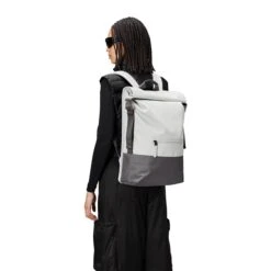 Rains Trail Rolltop Backpack W3 Ash -Reisopslagwinkel image 4488