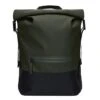 Rains Trail Rolltop Backpack W3 Green 1 Rains Trail Rolltop Backpack W3 Green -Reisopslagwinkel image 4617