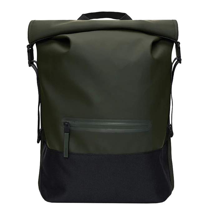 Rains Trail Rolltop Backpack W3 Green 3 Rains Trail Rolltop Backpack W3 Green