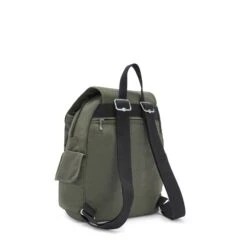 Kipling City Pack Rugzak S Green Moss -Reisopslagwinkel image 4682