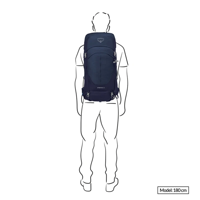 Osprey Stratos 36 Backpack Cetacean Blue 4 Osprey Stratos 36 Backpack Cetacean Blue - Afbeelding 2