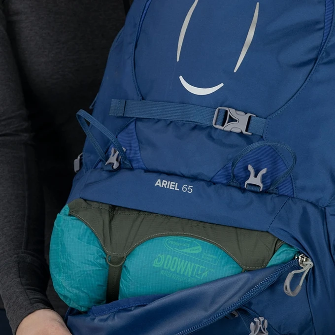 Osprey Ariel 65 Womens Backpack XS/S Ceramic Blue 6 Osprey Ariel 65 Womens Backpack XS/S Ceramic Blue - Afbeelding 4