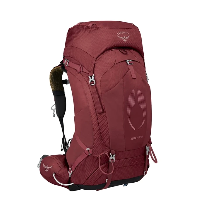 Osprey Aura AG 50 WXS/S Berry Sorbet Red 3 Osprey Aura AG 50 WXS/S Berry Sorbet Red