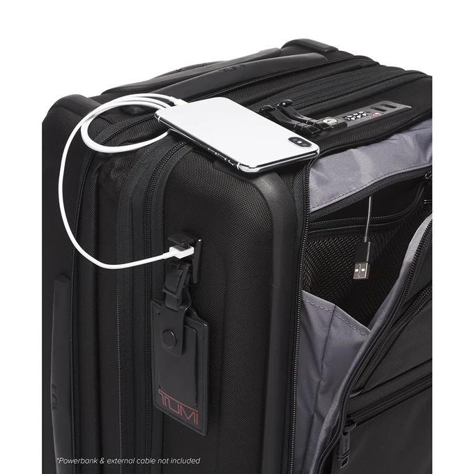 Tumi Alpha International Expandable 4 Wheel Carry-On Black 9 Tumi Alpha International Expandable 4 Wheel Carry-On Black - Afbeelding 7
