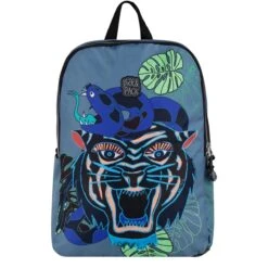 Pick & Pack Dangerous Cat AOP Backpack L Jeans Blue