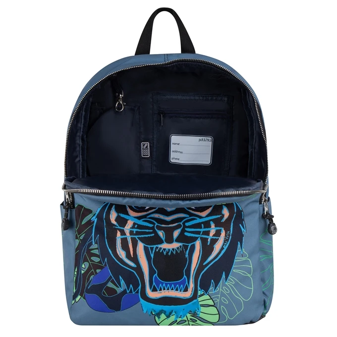 Pick & Pack Dangerous Cat AOP Backpack L Jeans Blue 7 Pick & Pack Dangerous Cat AOP Backpack L Jeans Blue - Afbeelding 5