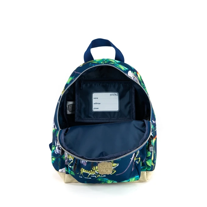 Pick & Pack Happy Jungle Backpack S Navy 7 Pick & Pack Happy Jungle Backpack S Navy - Afbeelding 5