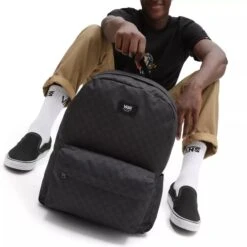 Vans Old Skool Check Backpack Black/charcoal 8 Vans Old Skool Check Backpack Black/charcoal -Reisopslagwinkel image 6196