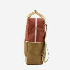 Sticky Lemon Colourblocking Backpack Large Fig Brown Apple Tree Vanilla Sorbet -Reisopslagwinkel image 6343