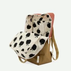 Sticky Lemon Colourblocking Backpack Large Fig Brown Apple Tree Vanilla Sorbet -Reisopslagwinkel image 6344