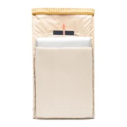 Lefrik Roll Mini Backpack Printed Vichy Mustard -Reisopslagwinkel image 6575