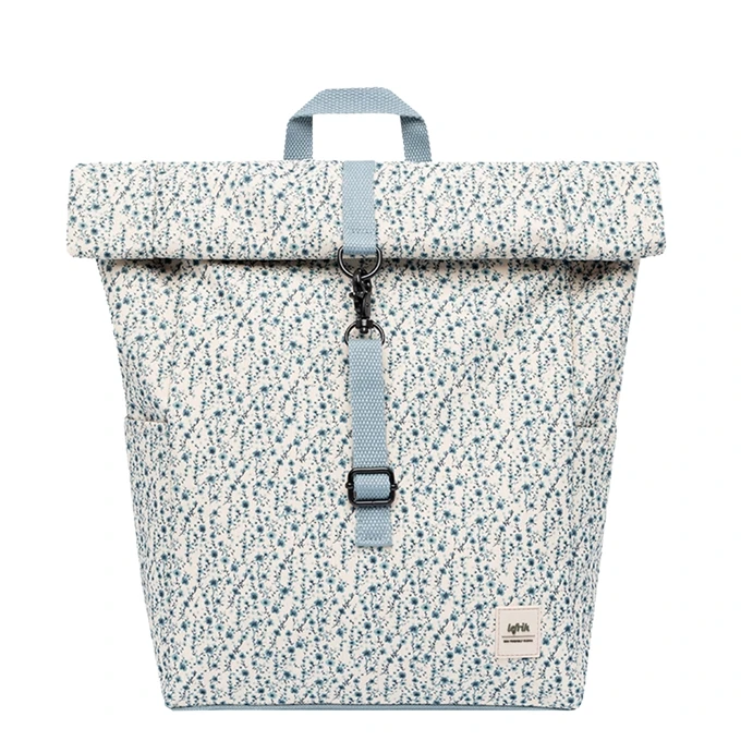 Lefrik Roll Mini Backpack Printed Flowers 3 Lefrik Roll Mini Backpack Printed Flowers