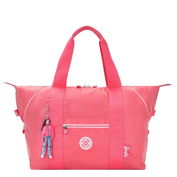 Kipling Barbie Art M Lively Pink 3 Kipling Barbie Art M Lively Pink