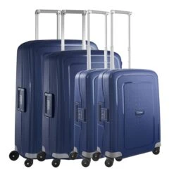 Samsonite S'Cure 4-Delige Kofferset 55/55/69/75 Dark Blue