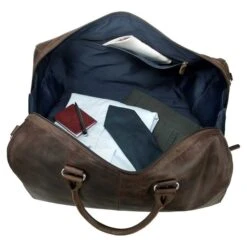 Leonhard Heyden Salisbury Travel Bag Brown -Reisopslagwinkel image 7846