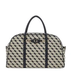 Guess Izzy Weekender Duffel Navy Logo