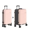 Rollink Vega 360 Opvouwbare Medium Koffer 4w Rose Smoke 1 Rollink Vega 360 Opvouwbare Medium Koffer 4w Rose Smoke -Reisopslagwinkel image 839