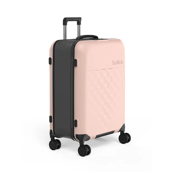 Rollink Vega 360 Opvouwbare Medium Koffer 4w Rose Smoke 9 Rollink Vega 360 Opvouwbare Medium Koffer 4w Rose Smoke - Afbeelding 7