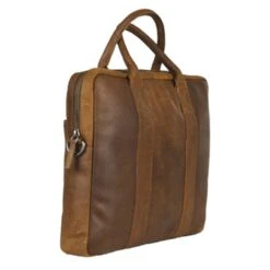 DSTRCT Limited Single Zip 14'' Laptoptas Cognac -Reisopslagwinkel image 8780